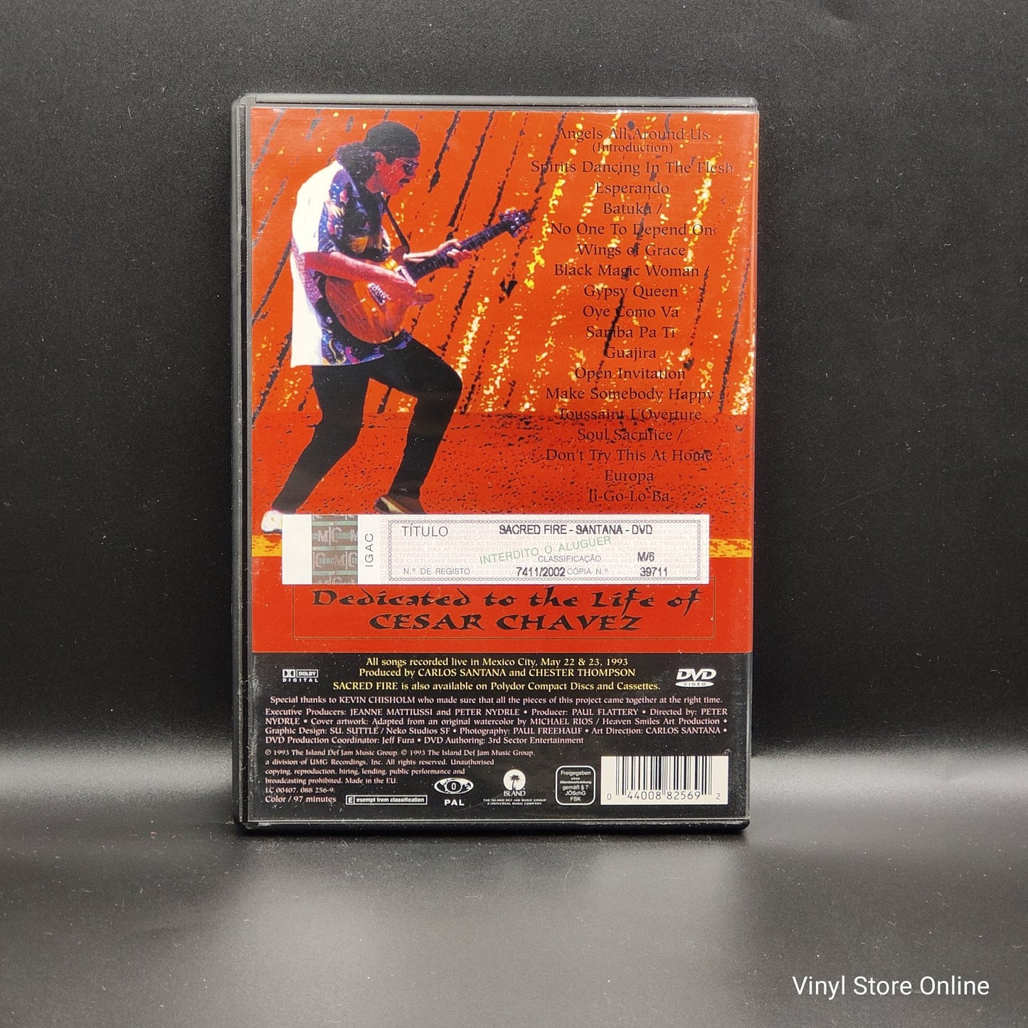 Santana - Sacred Fire, Live In Mexico (DVD Música)