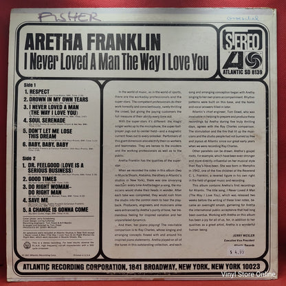 Aretha Franklin - I Never Loved A Man The Way I Love You (LP)