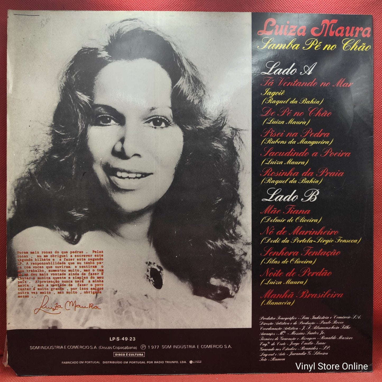 Luiza Maura - Samba Pé No Chão (LP)