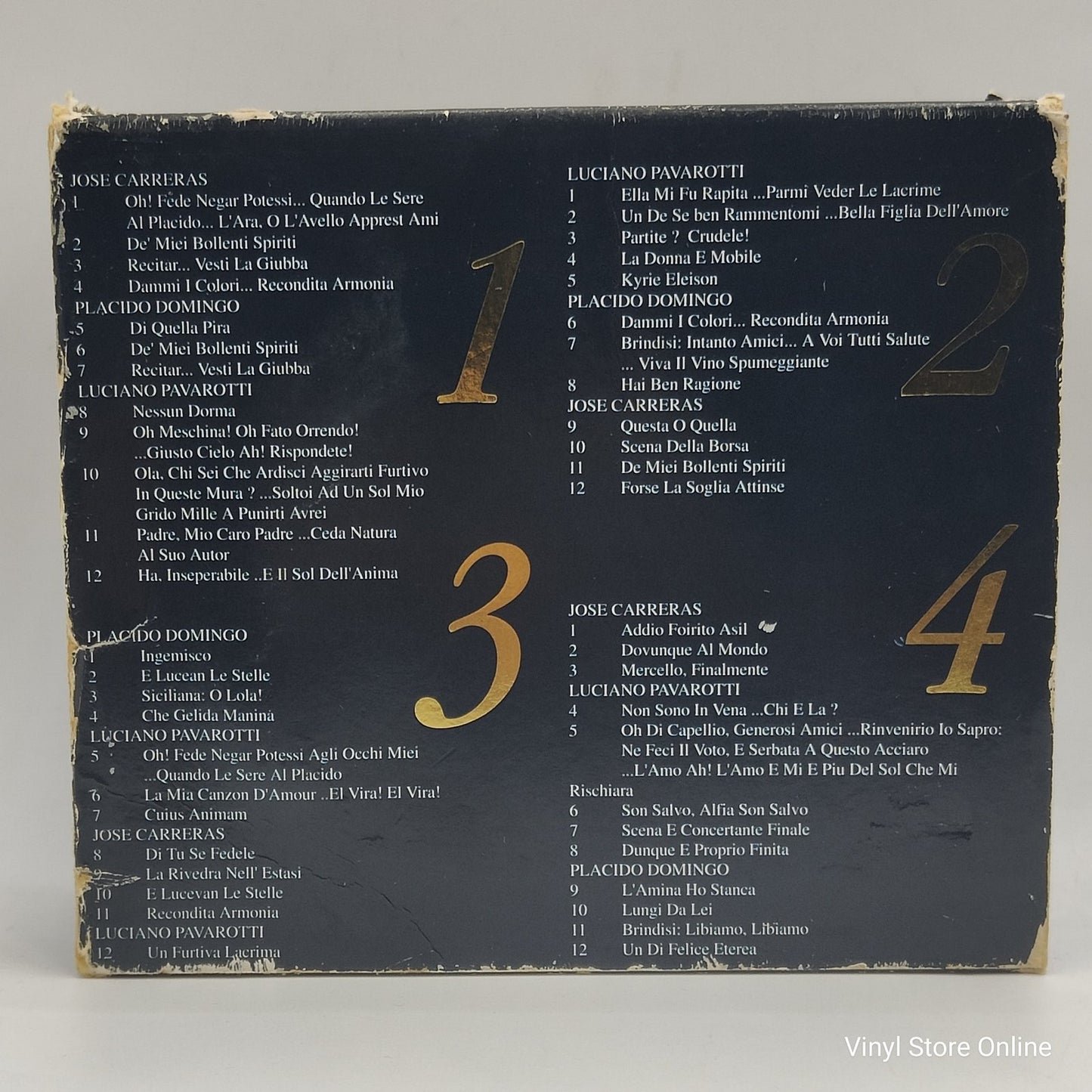 Jose Carreras, Luciano Pavarotti, Placido Domingo - The Three Tenors (4xCD)