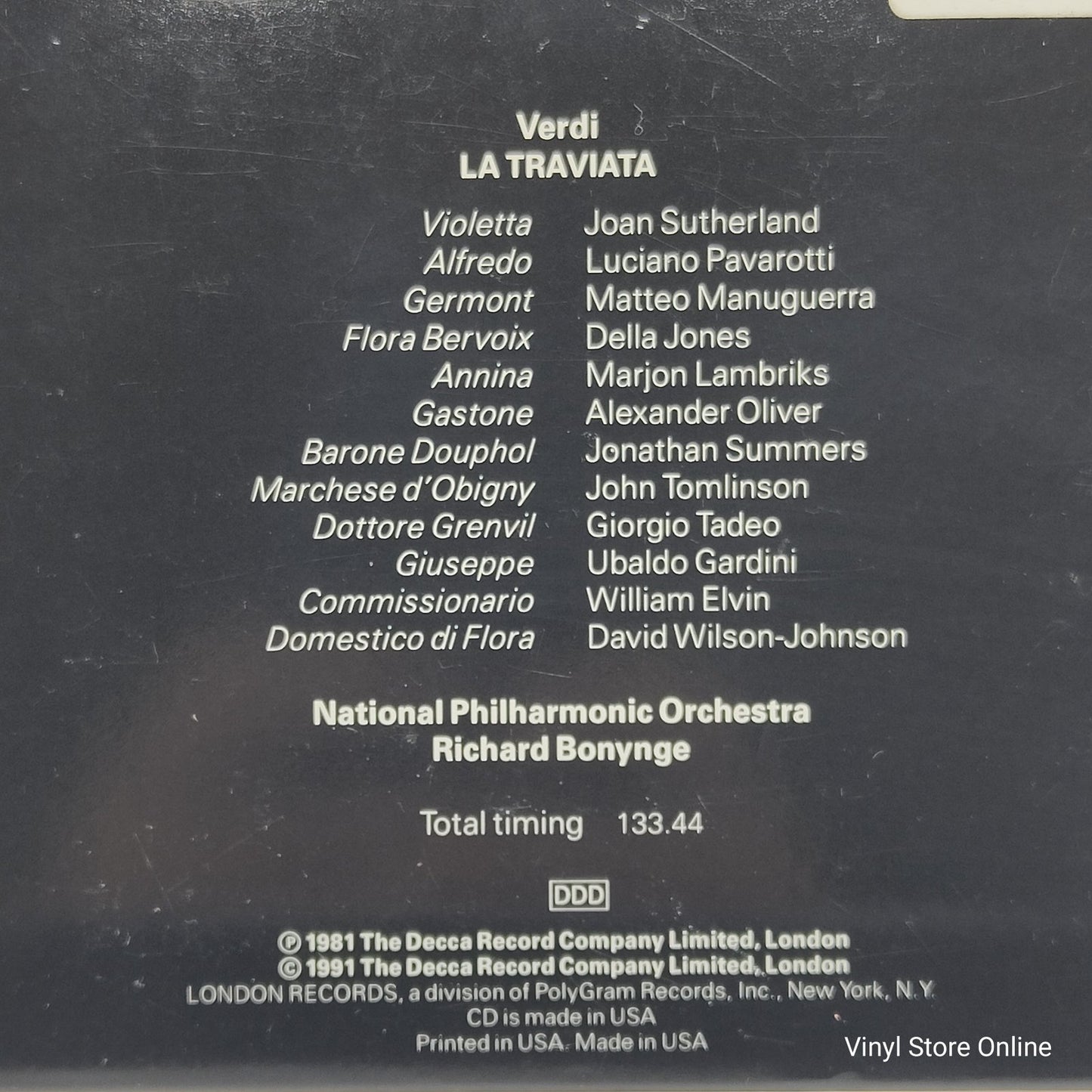 Verdi, Sutherland, Pavarotti - La Traviata (CD)