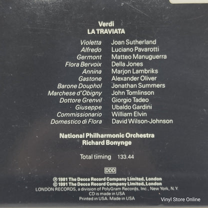 Verdi, Sutherland, Pavarotti - La Traviata (CD)