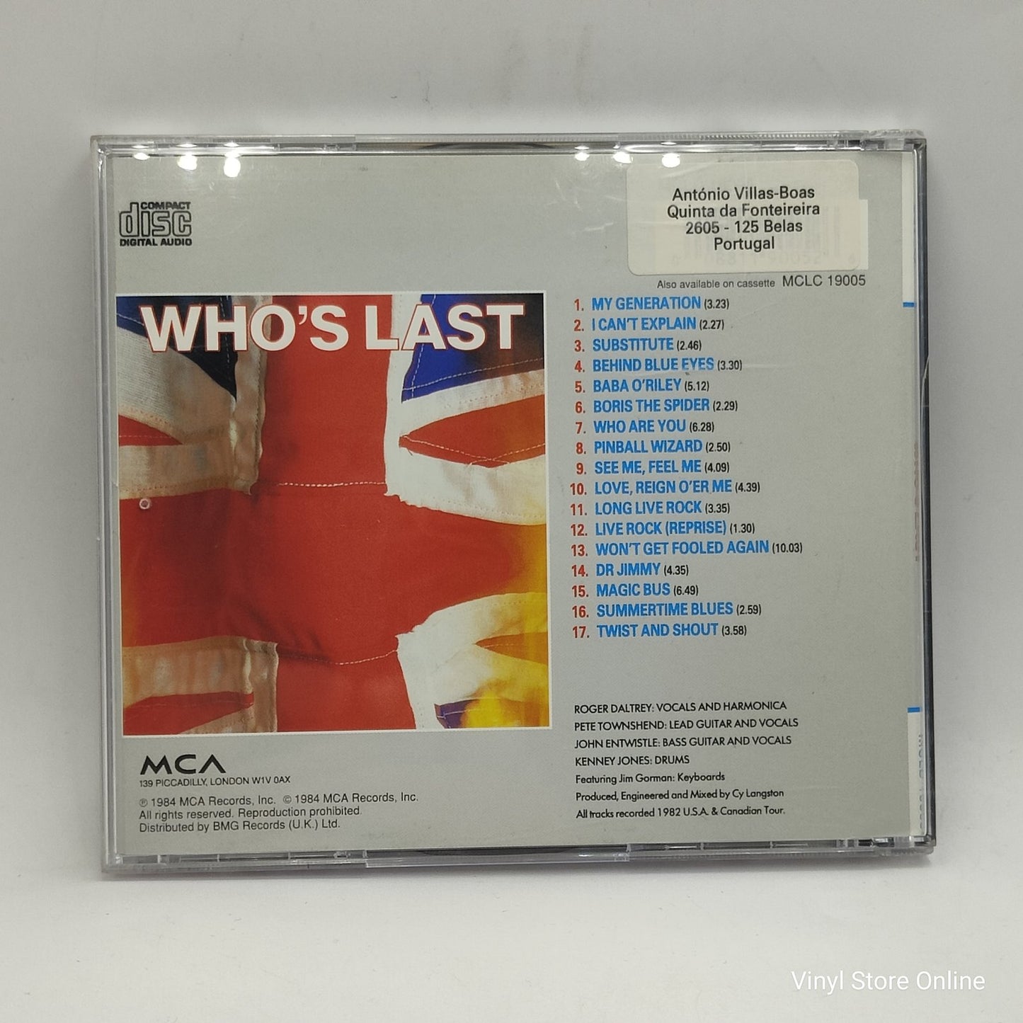 The Who - Who's Last (CD)
