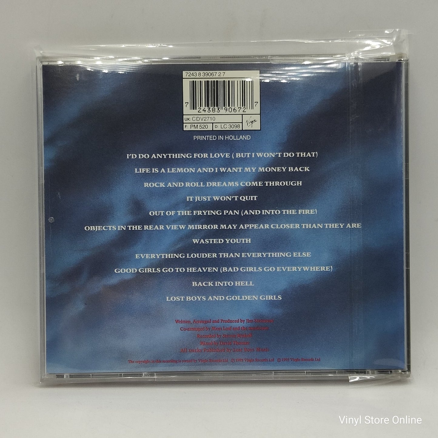 Meat Loaf - Bat Out Of Hell II: Back Into Hell (CD)