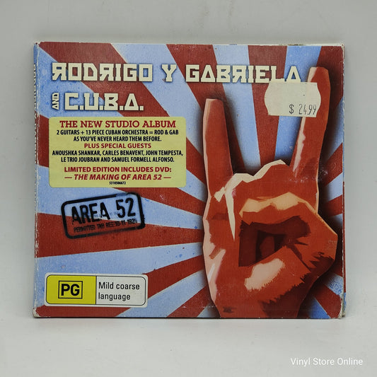Rodrigo Y Gabriela And C.U.B.A. - Area 52 (DVD Música)