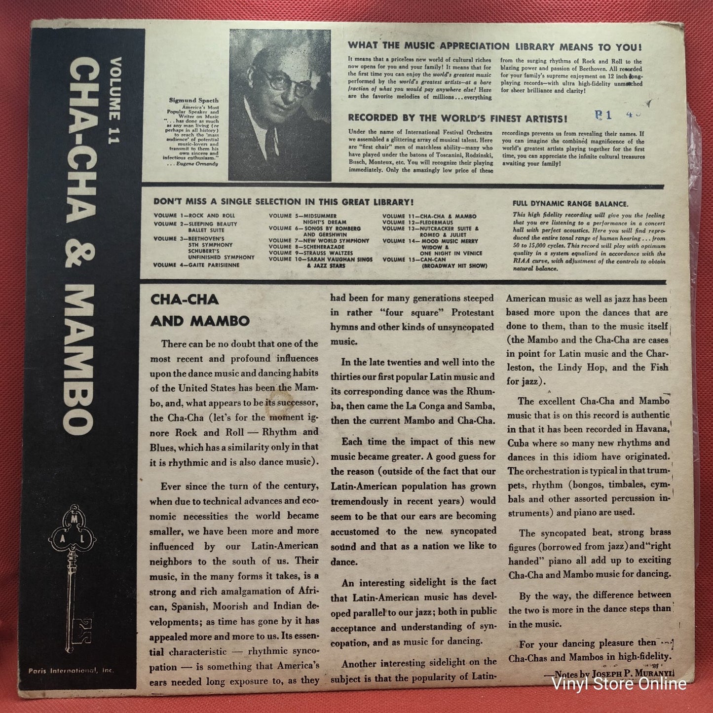 Latin Rhythm Boys - Cha-Cha And Mambo (LP)