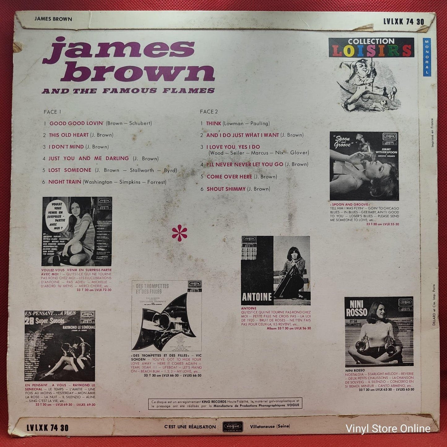 James Brown & The Famous Flames - James Brown And The Famous Flames (LP)