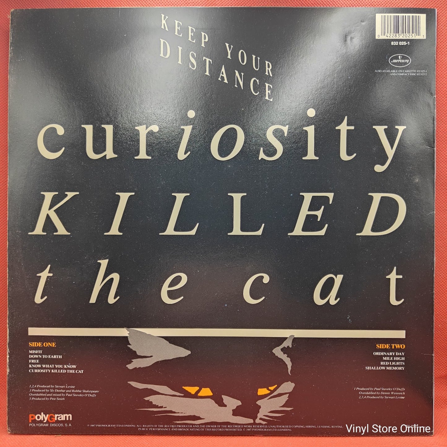 Curiosity Killed The Cat - Keep Your Distance (LP)