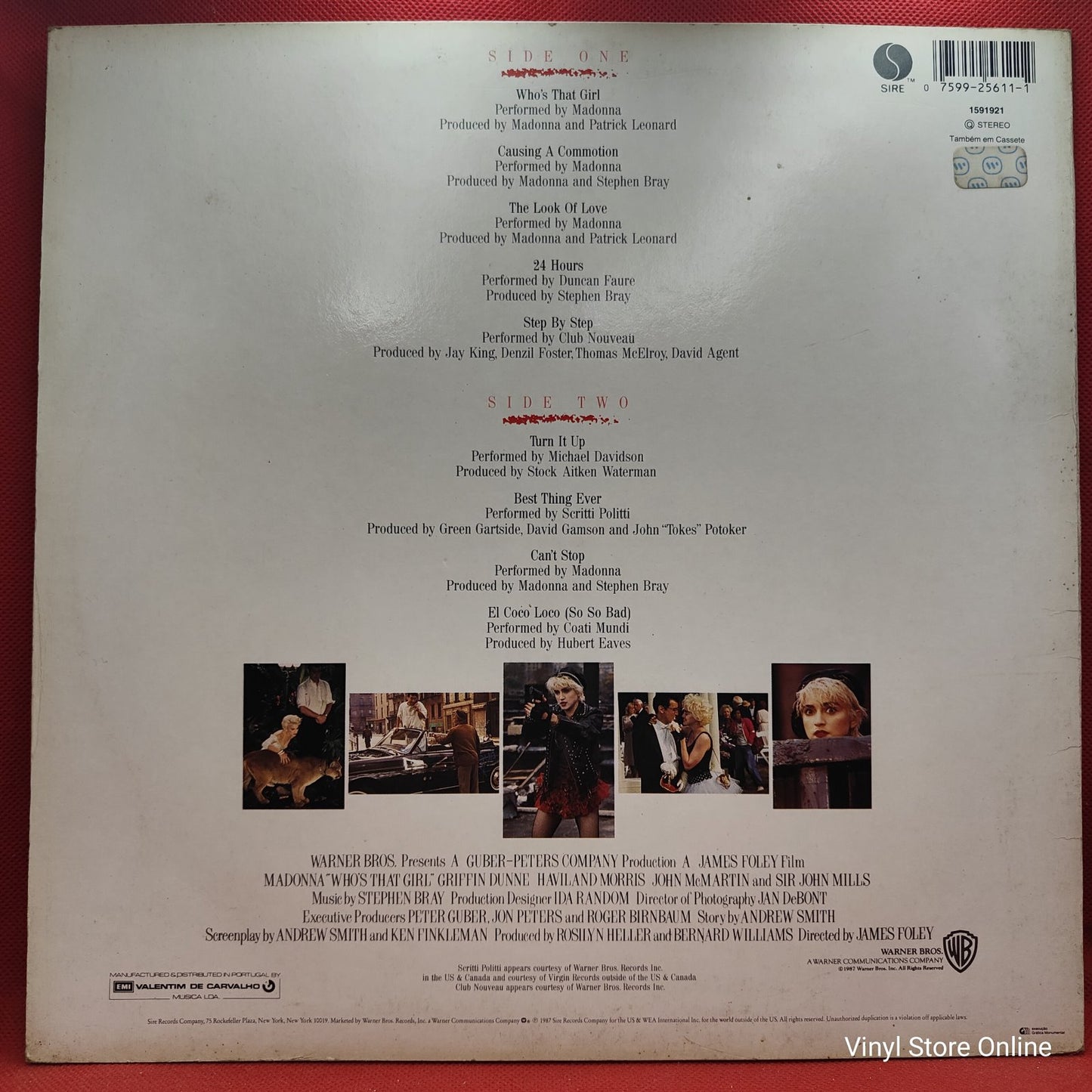 Madonna - Who's That Girl (Original Motion Picture Soundtrack) (LP)