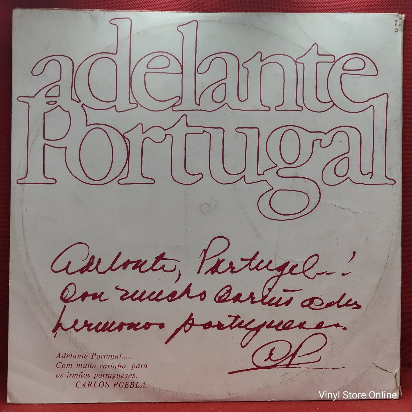 Carlos Puebla - Adelante Portugal (LP)