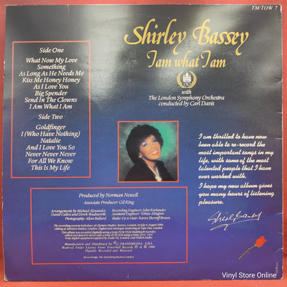 Shirley Bassey With The London Symphony Orchestra - I Am What I Am (LP)