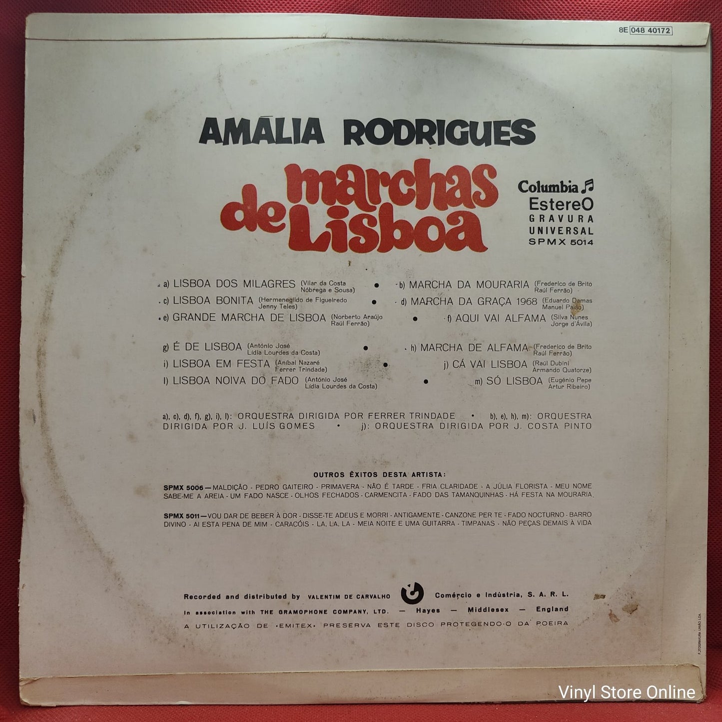 Amália Rodrigues - Marchas De Lisboa (LP)