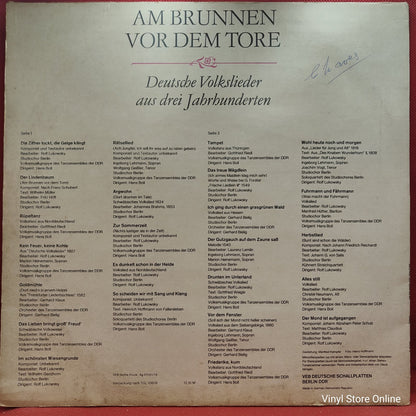 Various - Am Brunnen Vor Dem Tore (Deutsche Volkslieder Aus Drei Jahrhunderten) (LP)