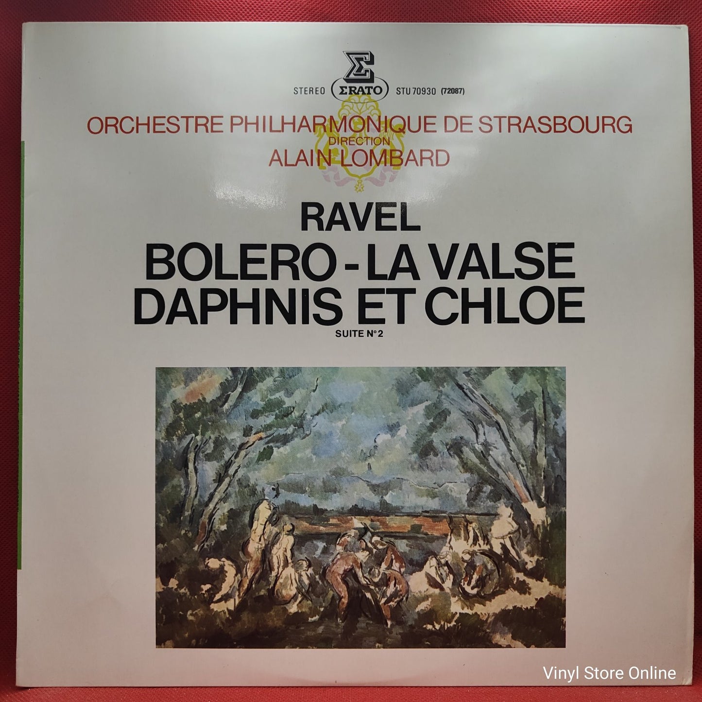 Ravel, Orchestre Philarmonic de Strasbourg - Bolero, La Valse Daphnis et Chloe  (LP)