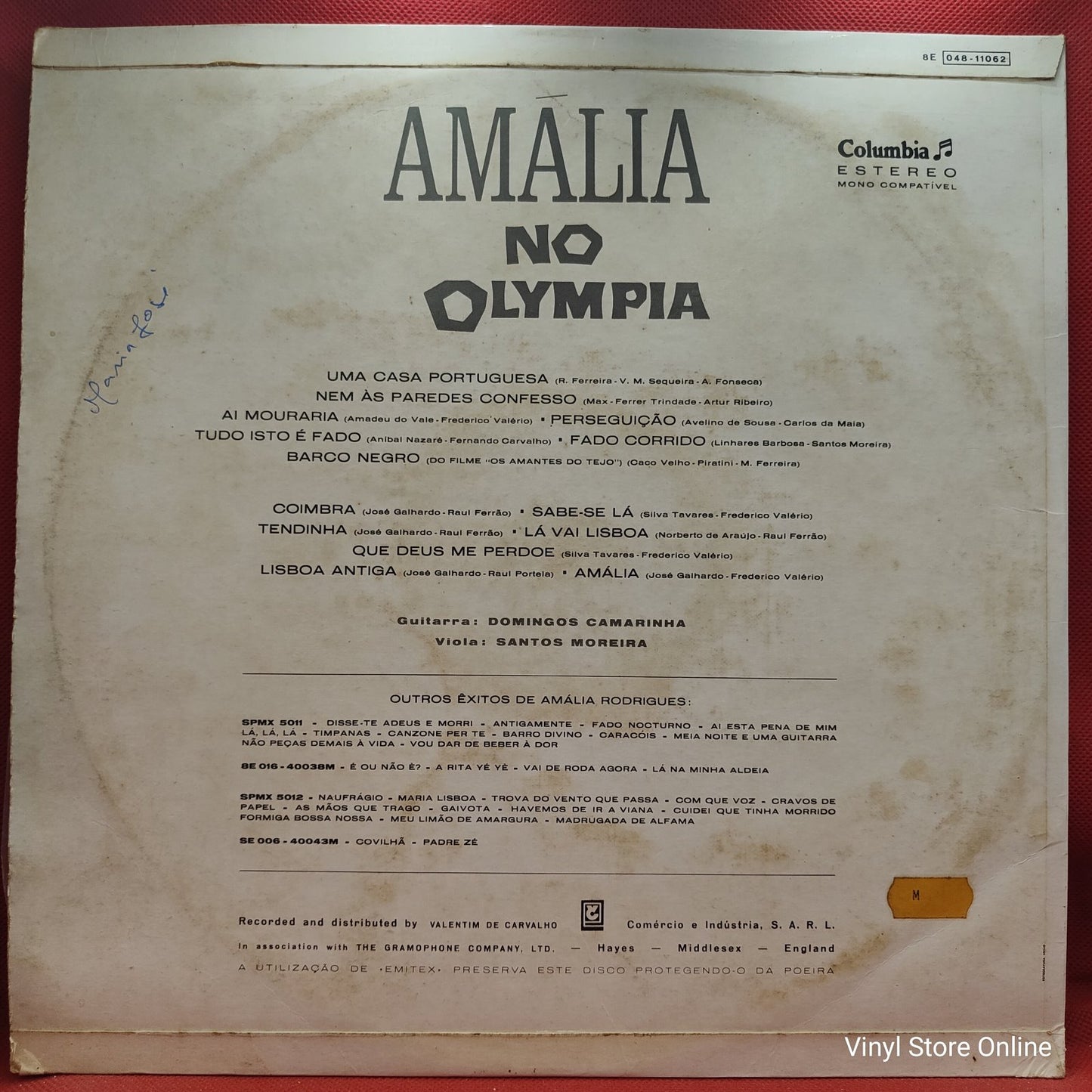 Amália - Amália No Olympia (LP)