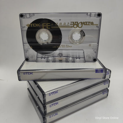 Cassettes TDK FE Ferric Tipo I 60 minutos