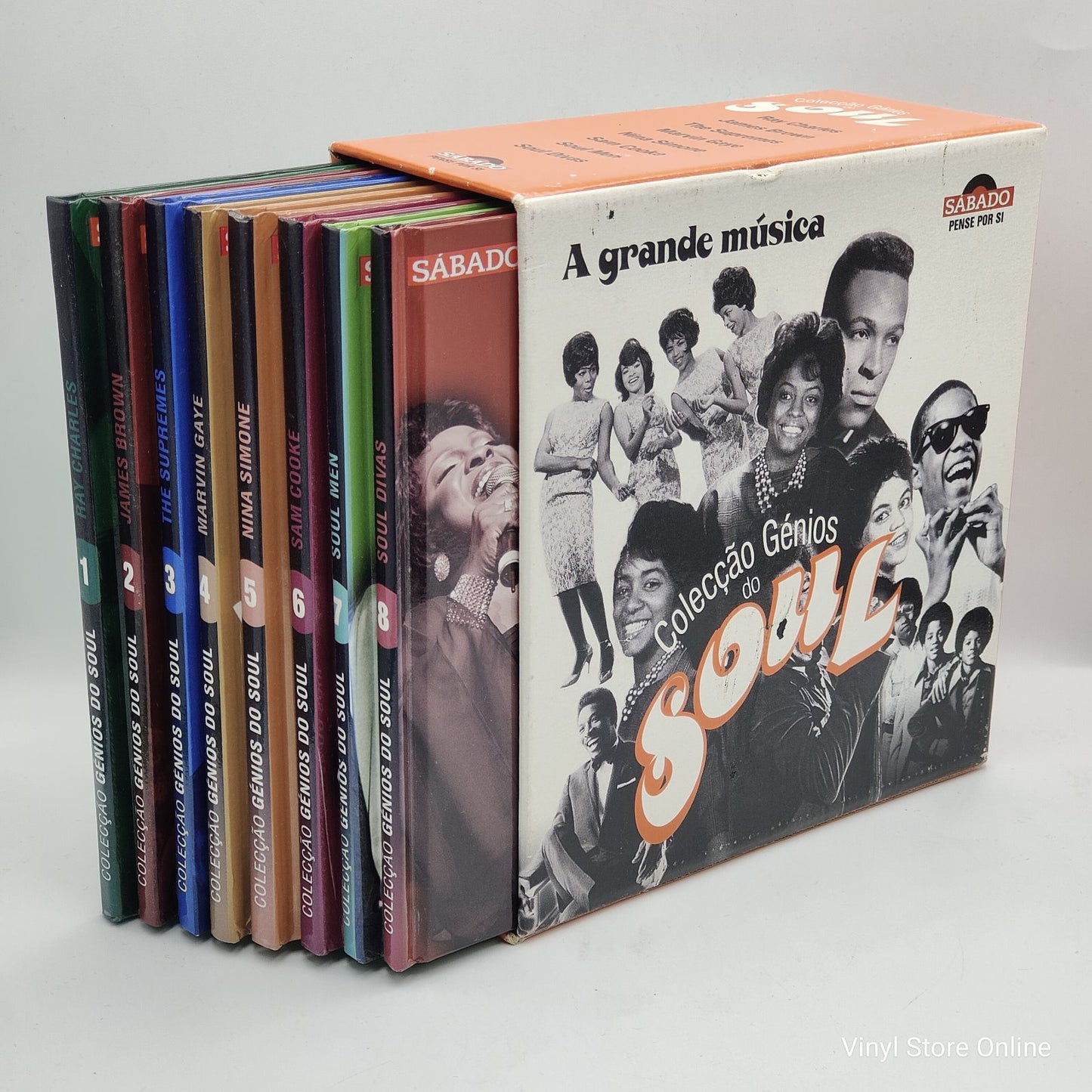Varios - Colecção Génios Do Soul (8xCD)