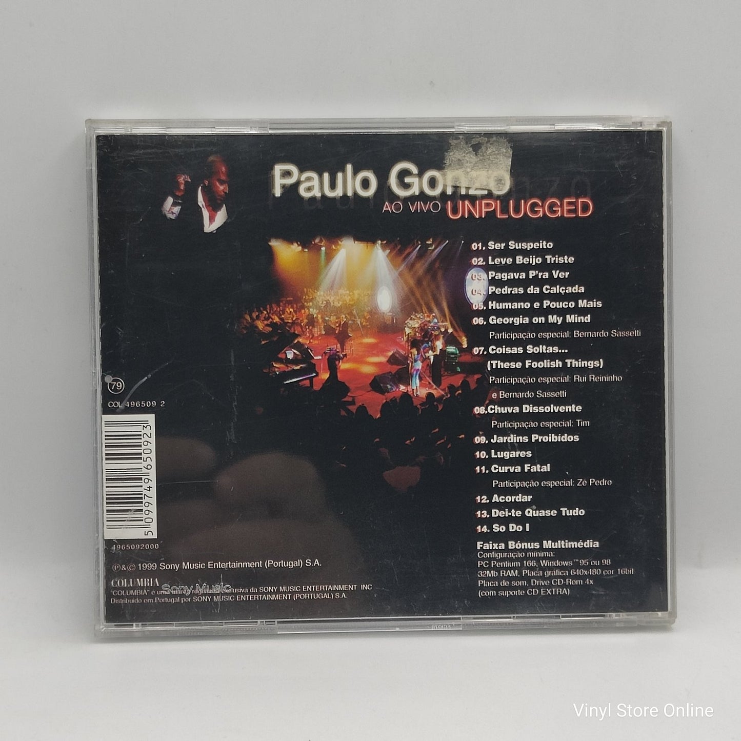 Paulo Gonzo - Ao Vivo Unplugged (CD)