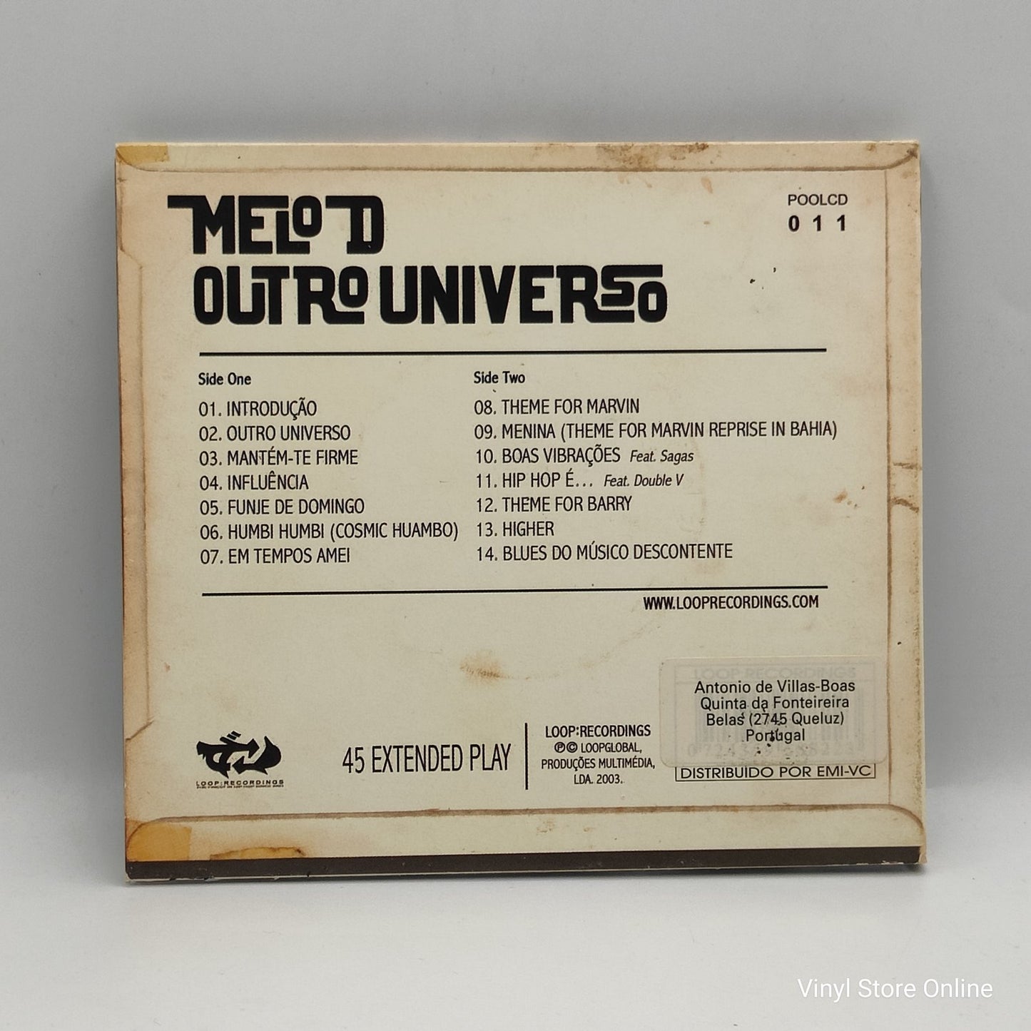 Melo D - Outro Universo (CD)