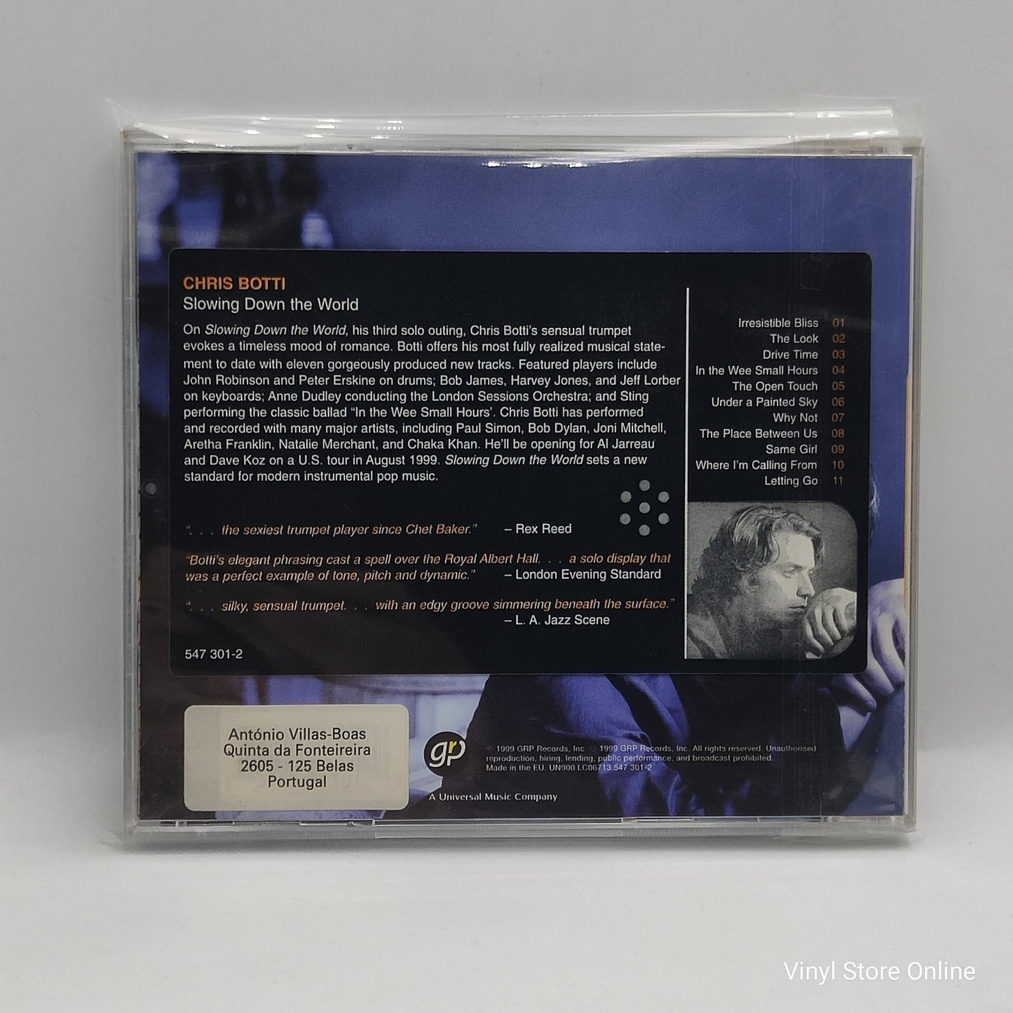 Chris Botti - Slowing Down The World (CD)