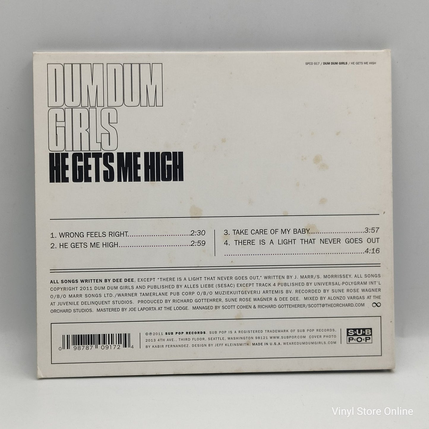 Dum Dum Girls - He Gets Me High (CD)