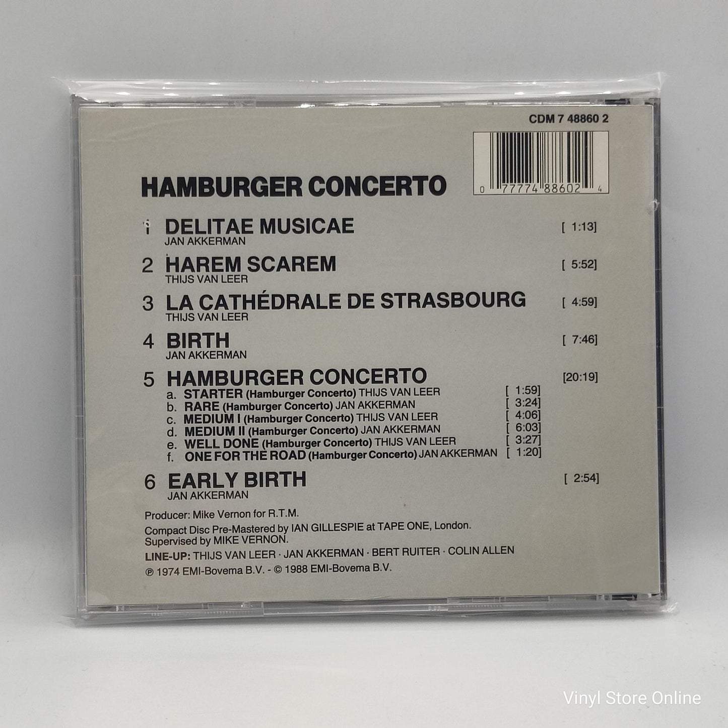 Focus (2) - Hamburger Concerto (CD)