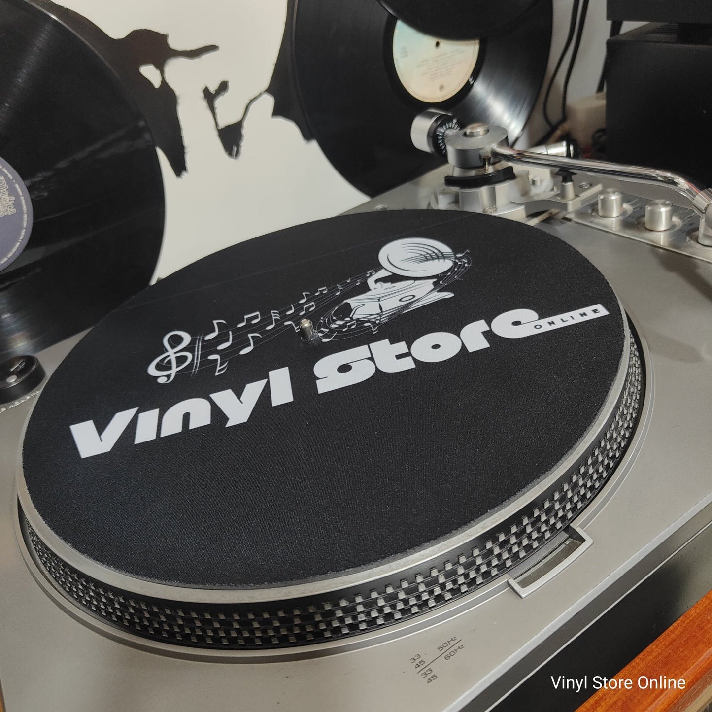 Tapete Protetor Logo Slipmat para Gira Disco