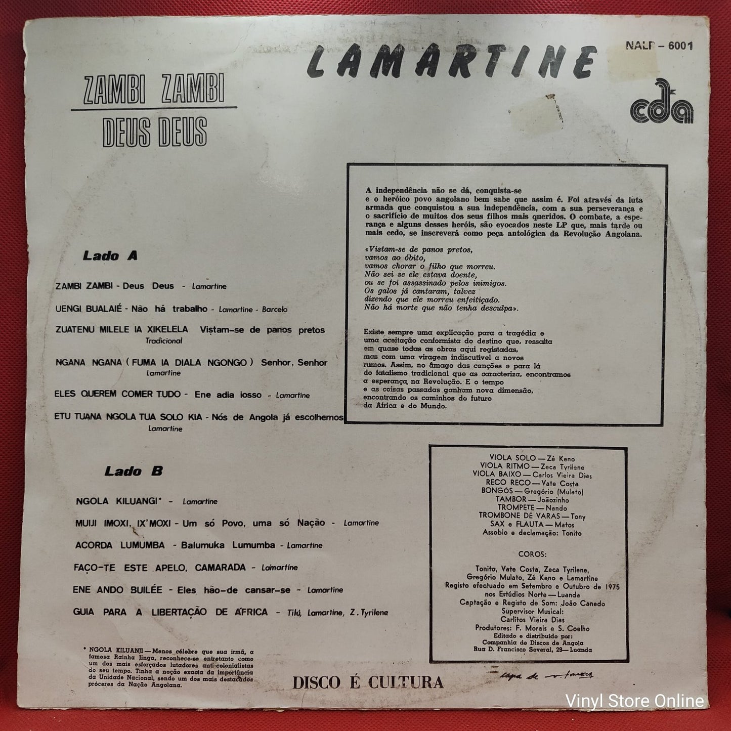 Lamartine* - Zambi Zambi (Deus Deus) (LP)