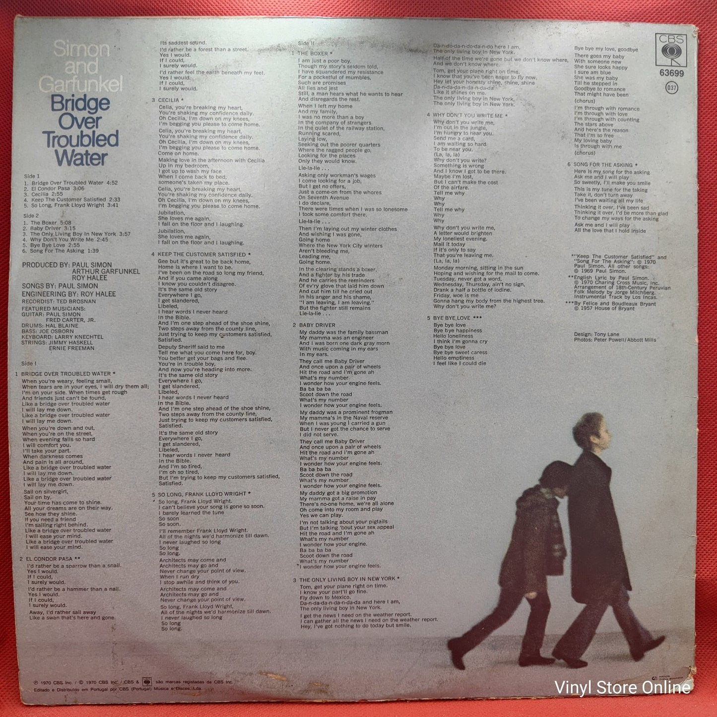 Simon And Garfunkel* - Bridge Over Troubled Water (LP)