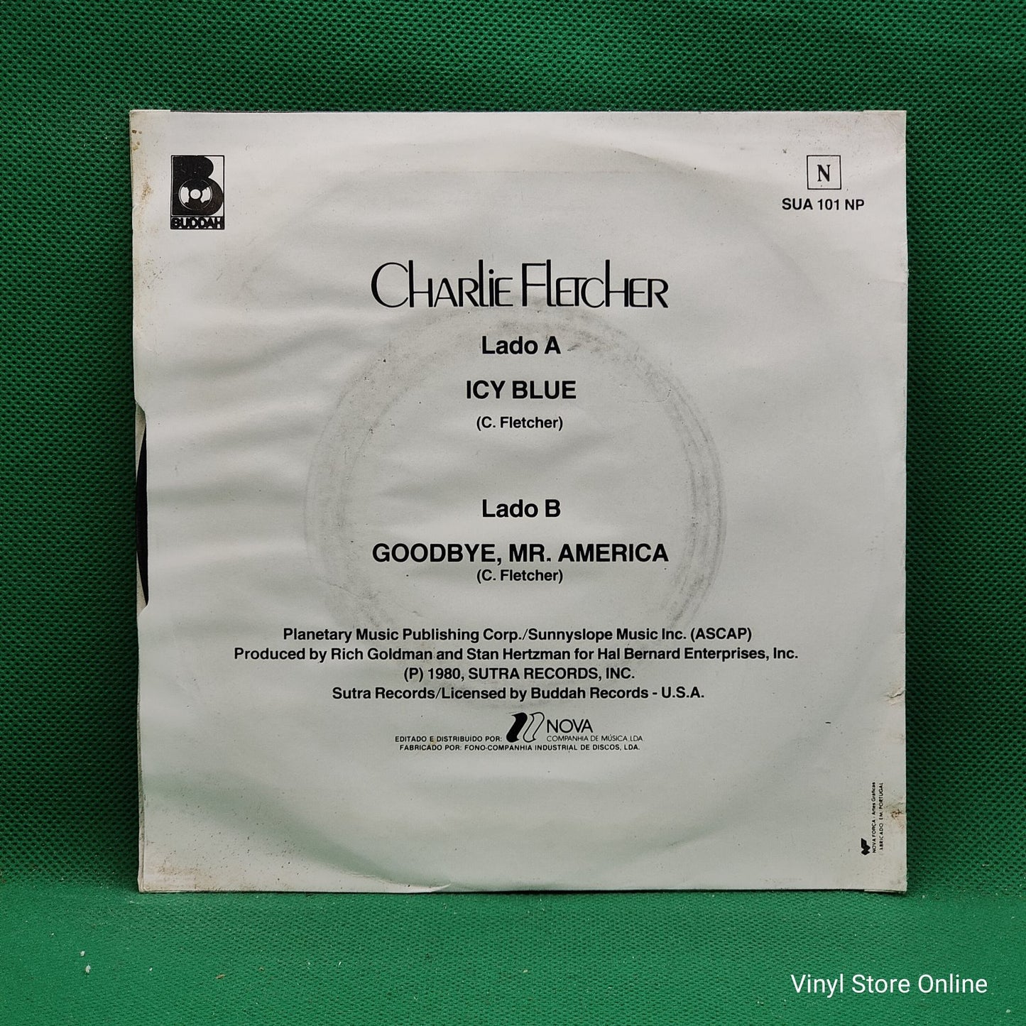Charlie Fletcher - Icy Blue / Goodbye, Mr. America (SP)
