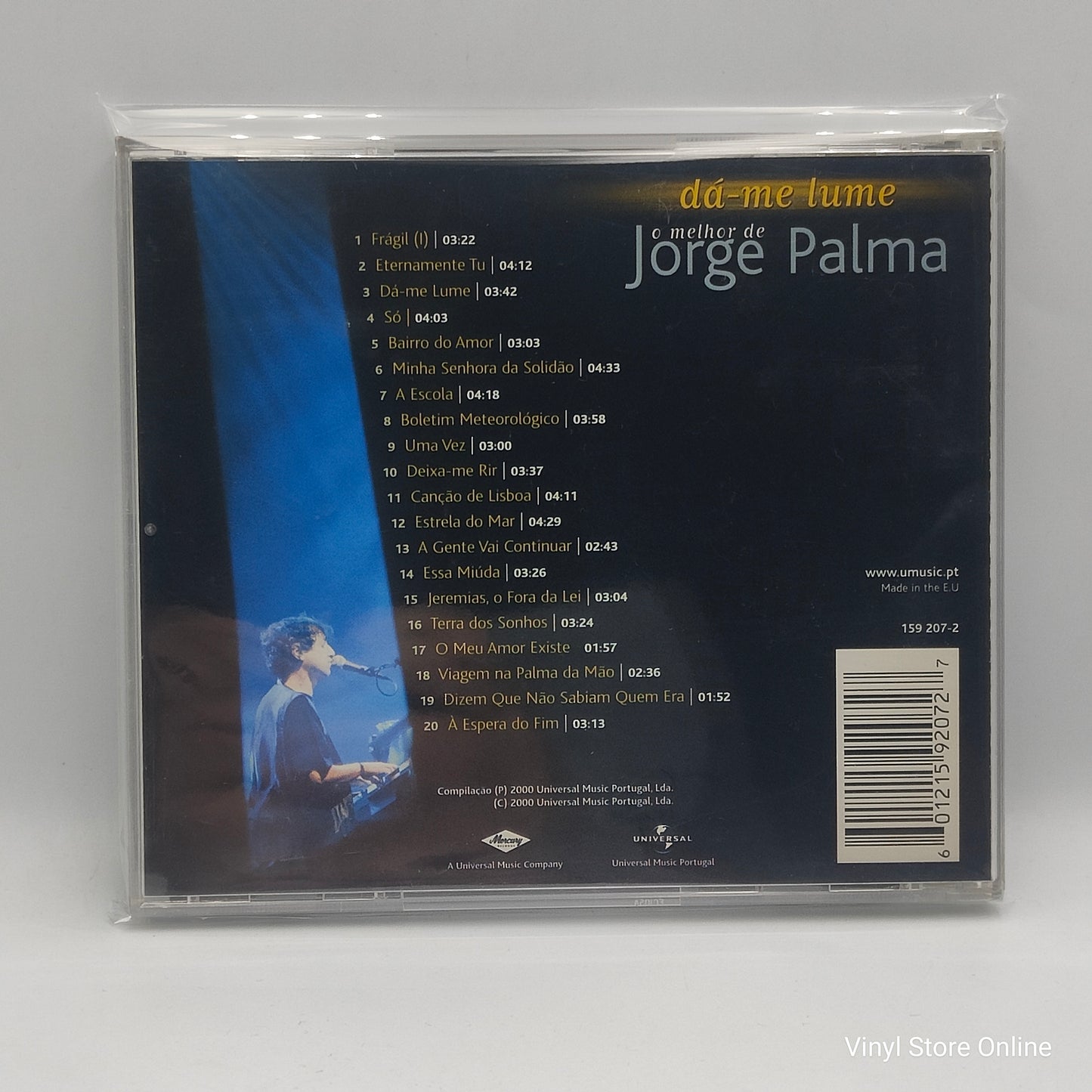 Jorge Palma - Dá-Me Lume - O Melhor De Jorge Palma (CD)