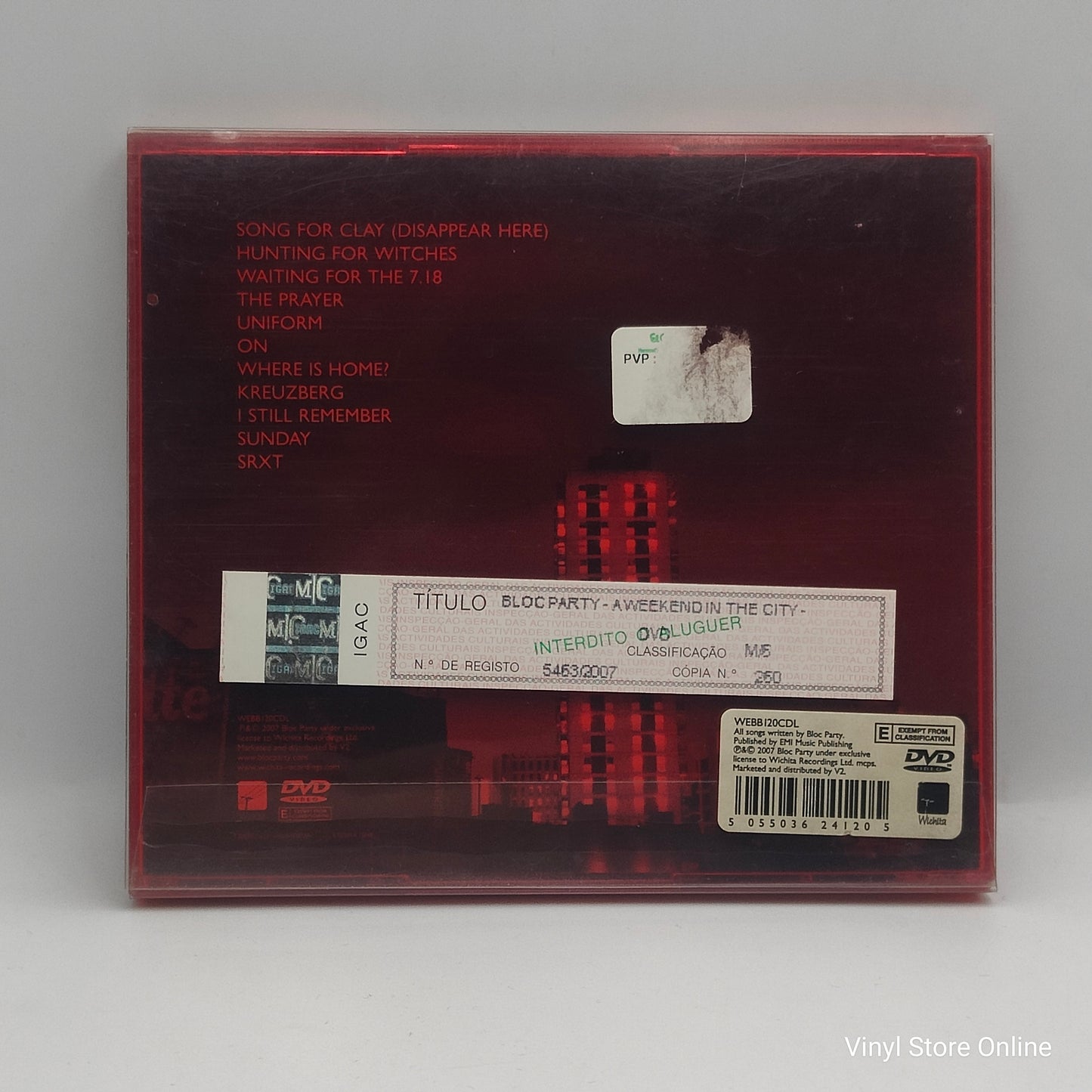 Bloc Party - A Weekend In The City (DVD Música)
