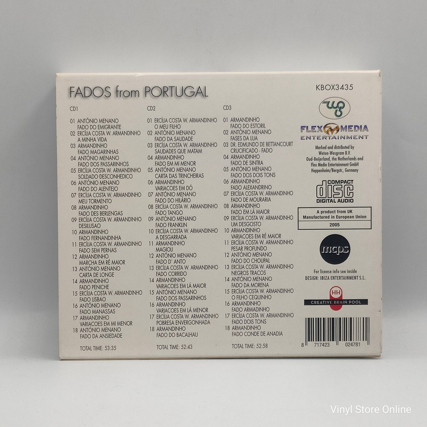 Various - Fados From Portugal (3xCD)