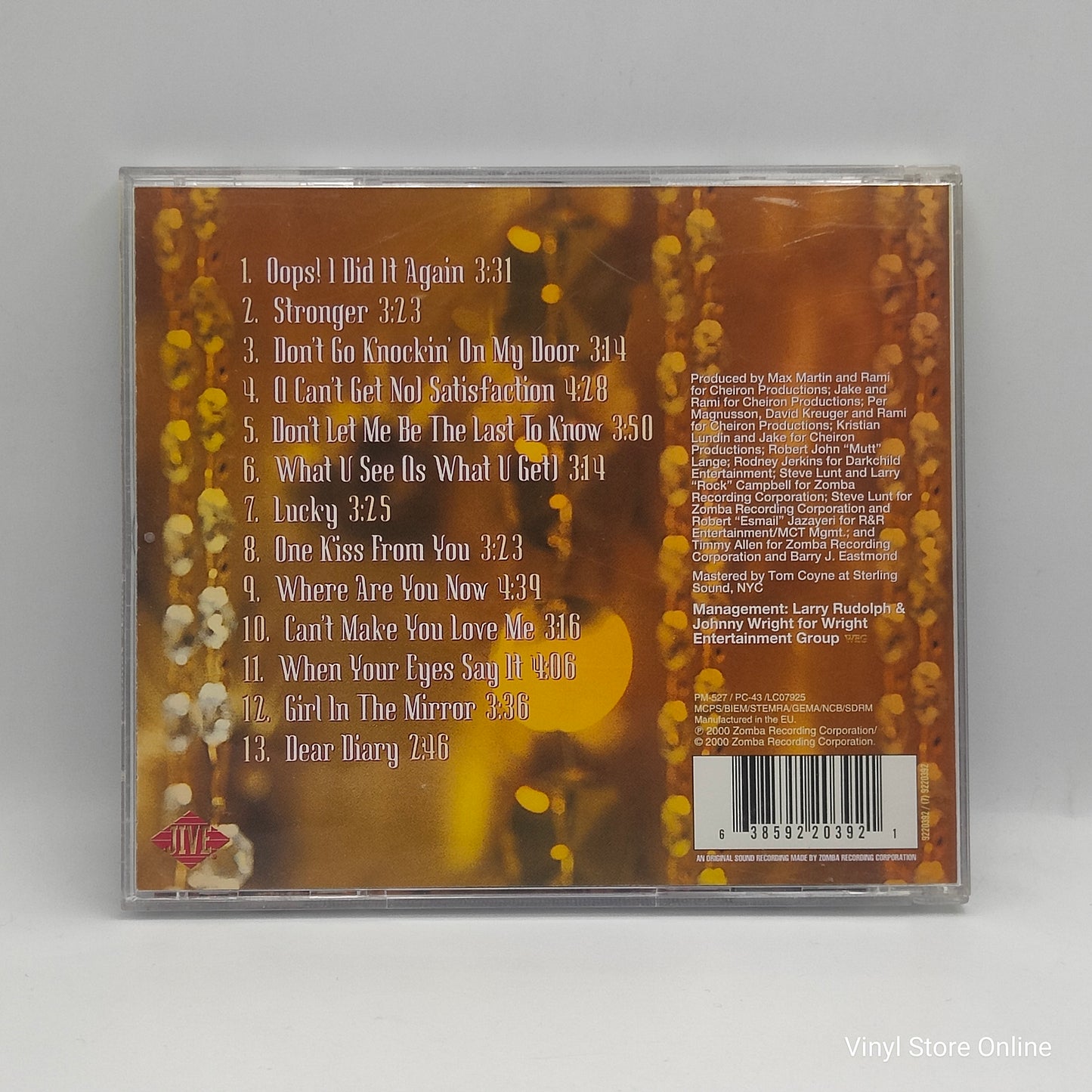 Britney Spears - Oops!...I Did It Again (CD)