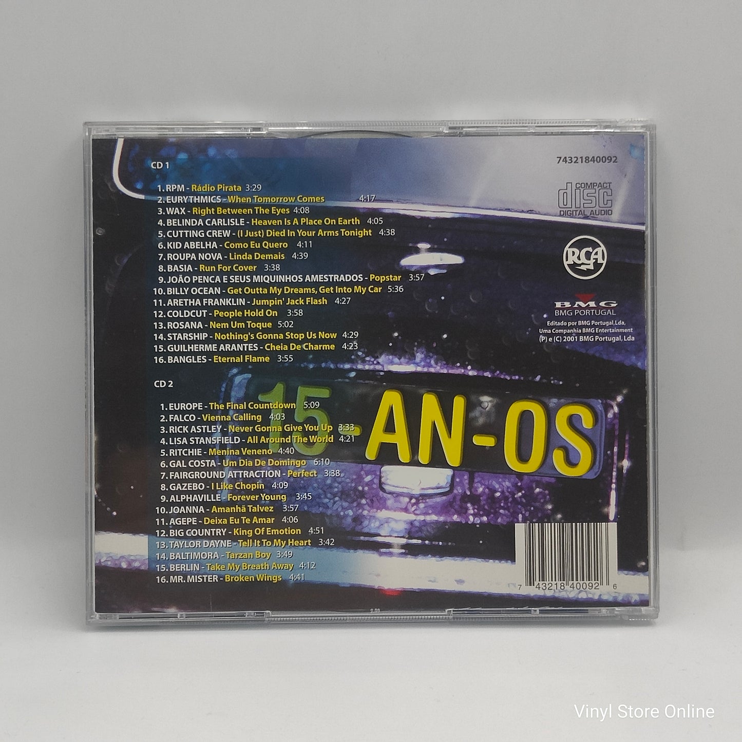 Various - Rádio Cidade: 15 Anos - Vol. 1 (2xCD)