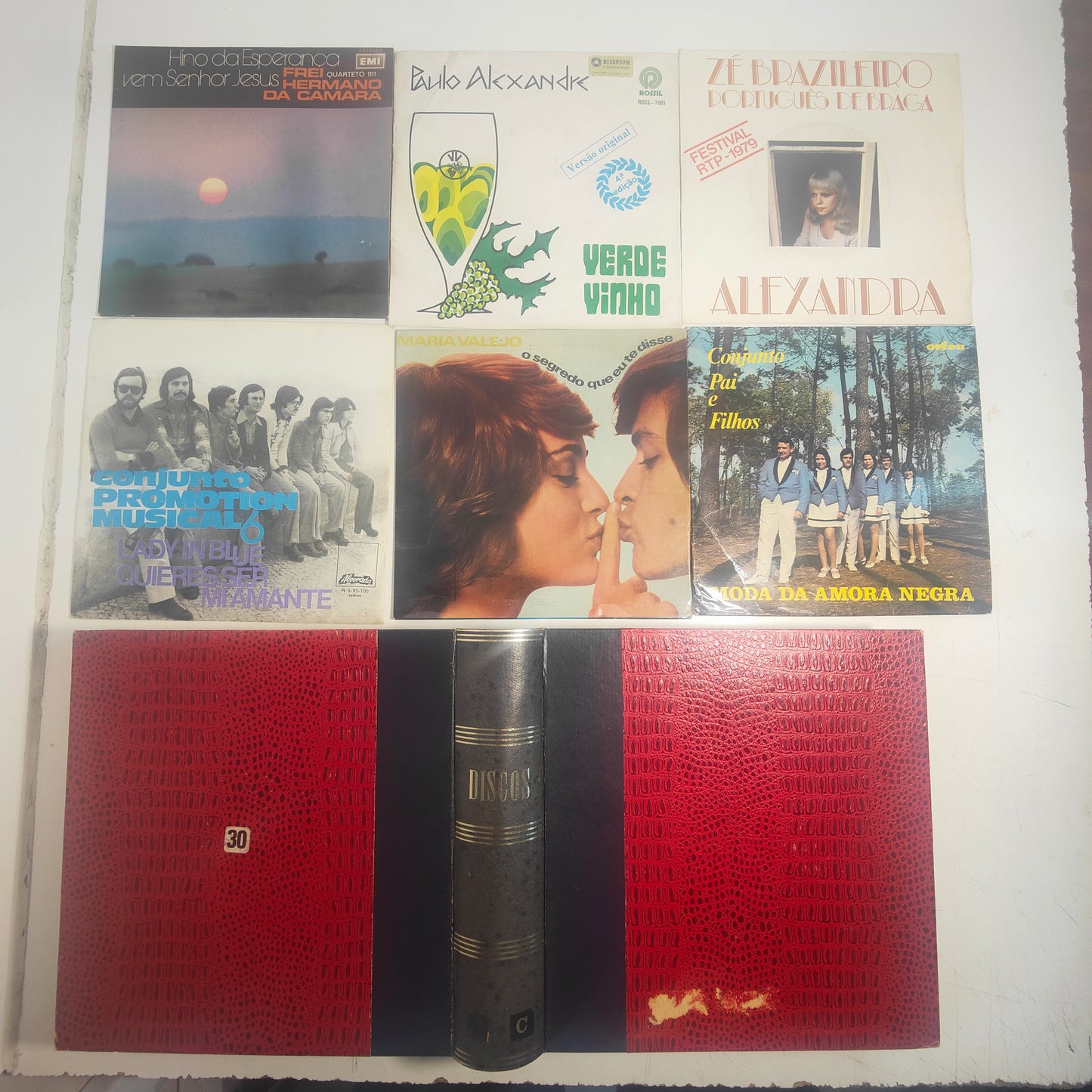 15x Vinil em português 45t oferta do aquivador