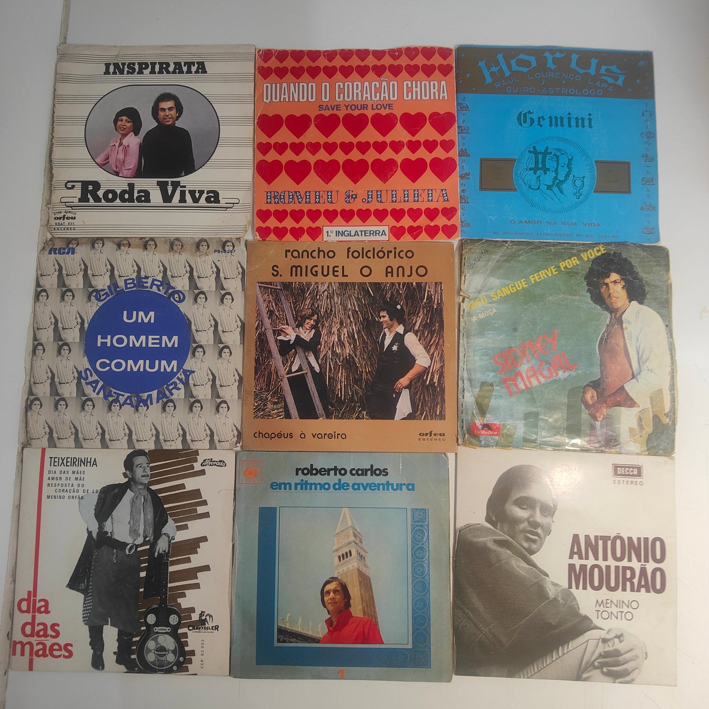 15x Vinil em português 45t oferta do aquivador Ref VS-VI 1