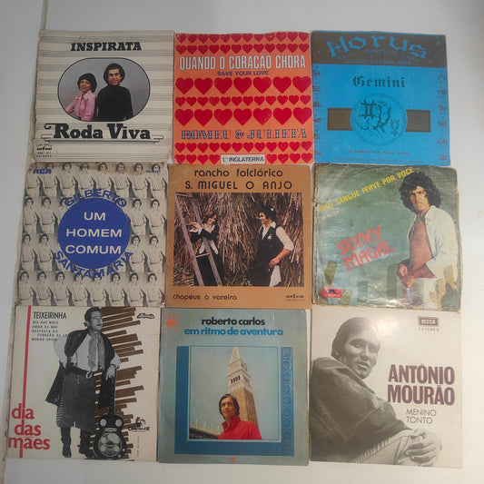 15x Vinil em português 45t oferta do aquivador Ref VS-VI 1