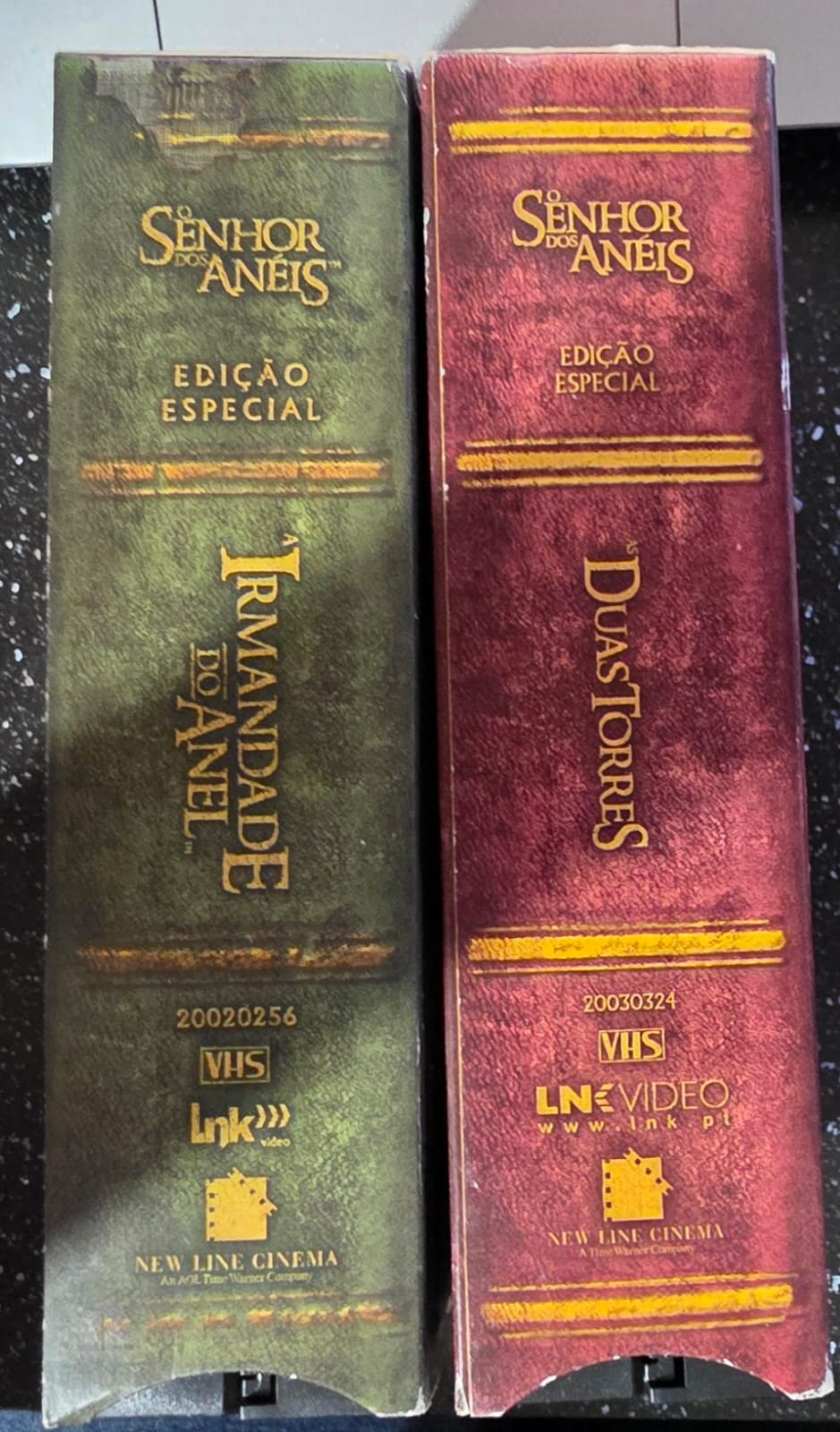VHS Senhor dos Anéis  edições especiais pack