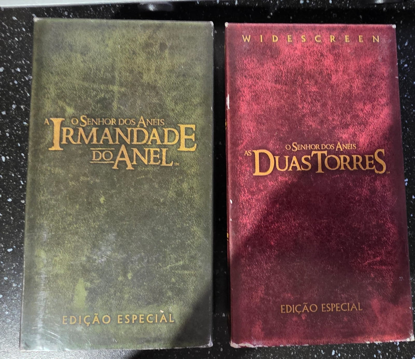 VHS Senhor dos Anéis  edições especiais pack
