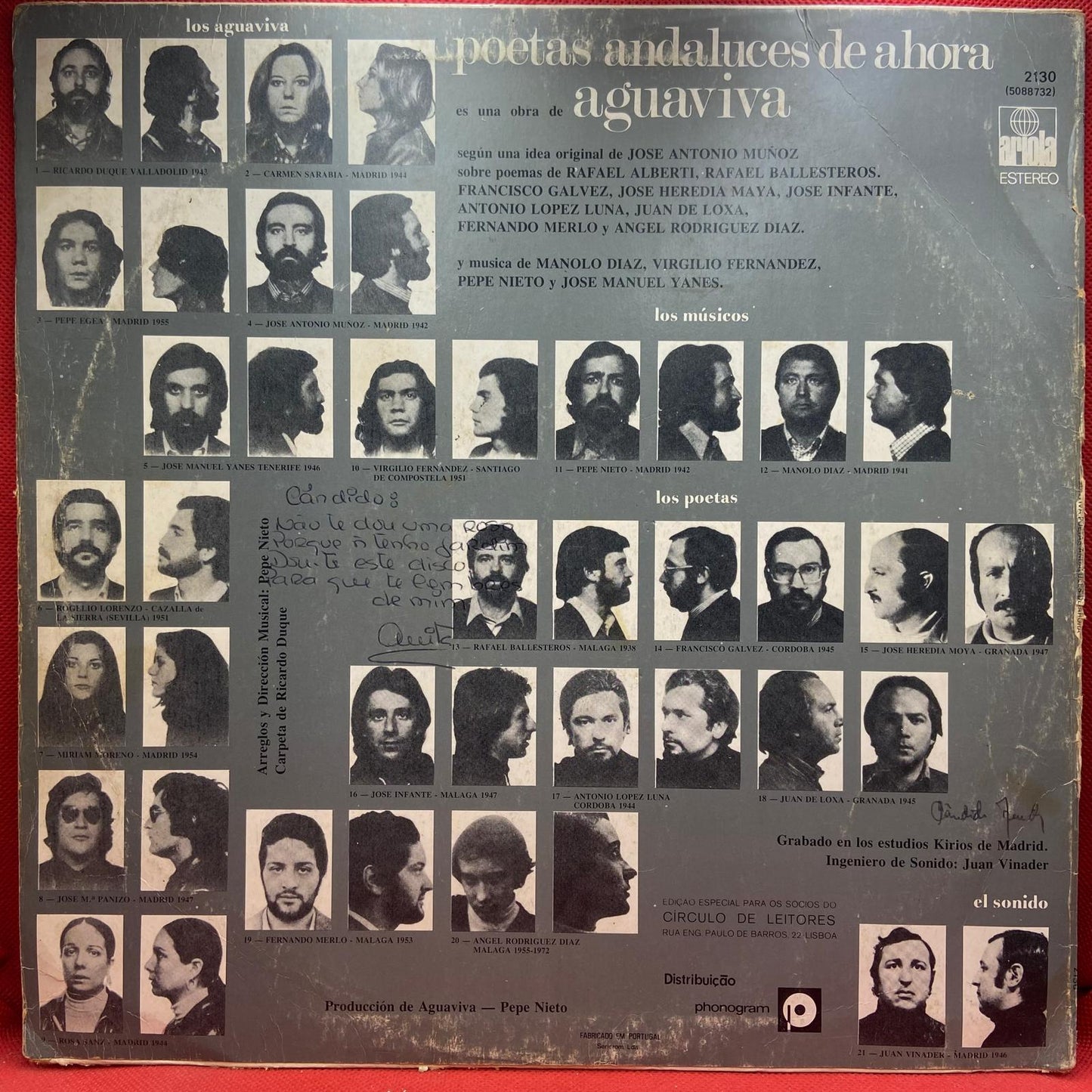 Aguaviva ‎– Poetas Andaluces De Ahora