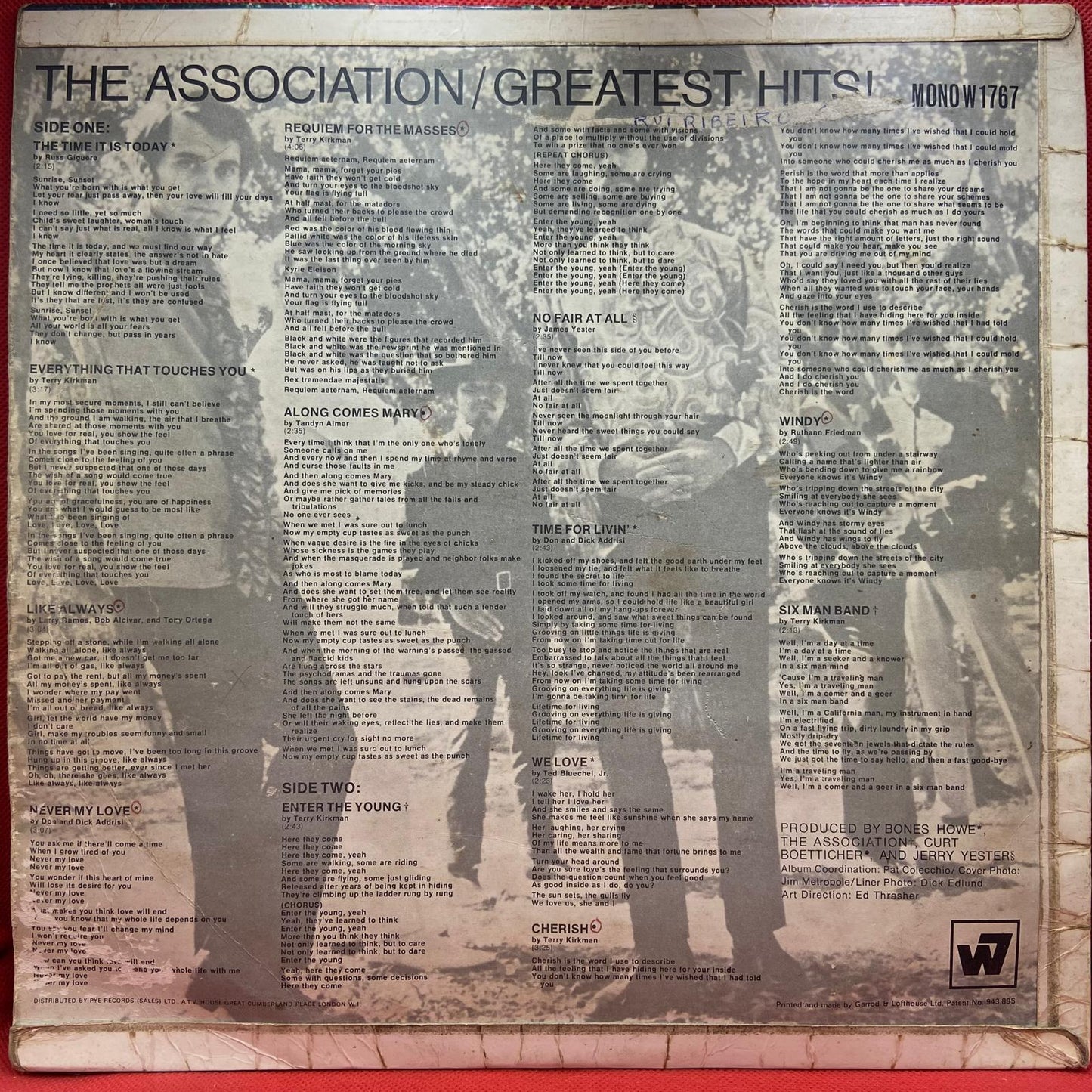 The Association ‎– Greatest Hits!
