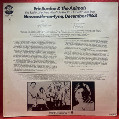 Eric Burdon & The Animals ‎– Newcastle-On-Tyne, December 1963