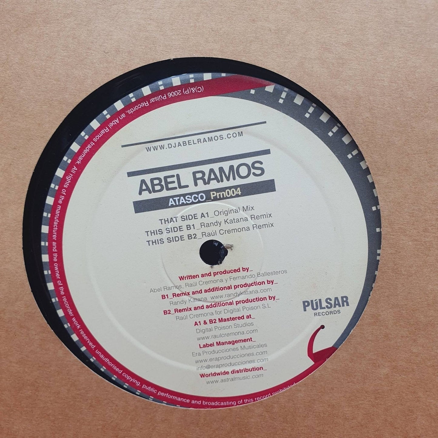 Abel Ramos ‎– Atasco - Vinyl Store Online