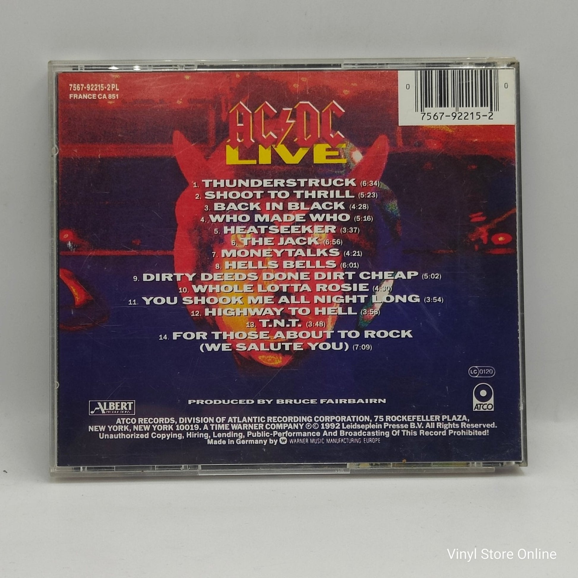 AC/DC ‎– Live - Vinyl Store Online