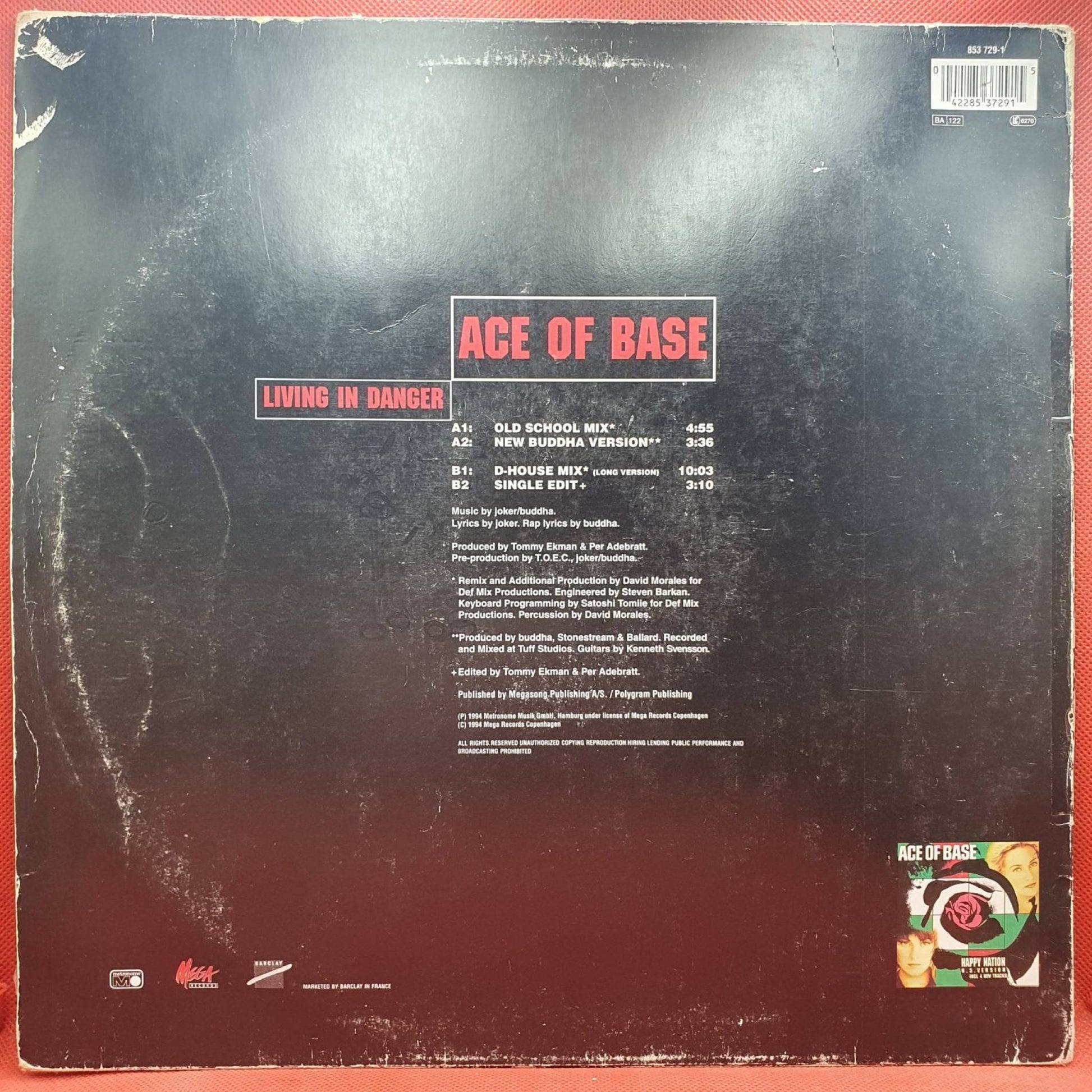Ace Of Base ‎– Living In Danger - Vinyl Store Online