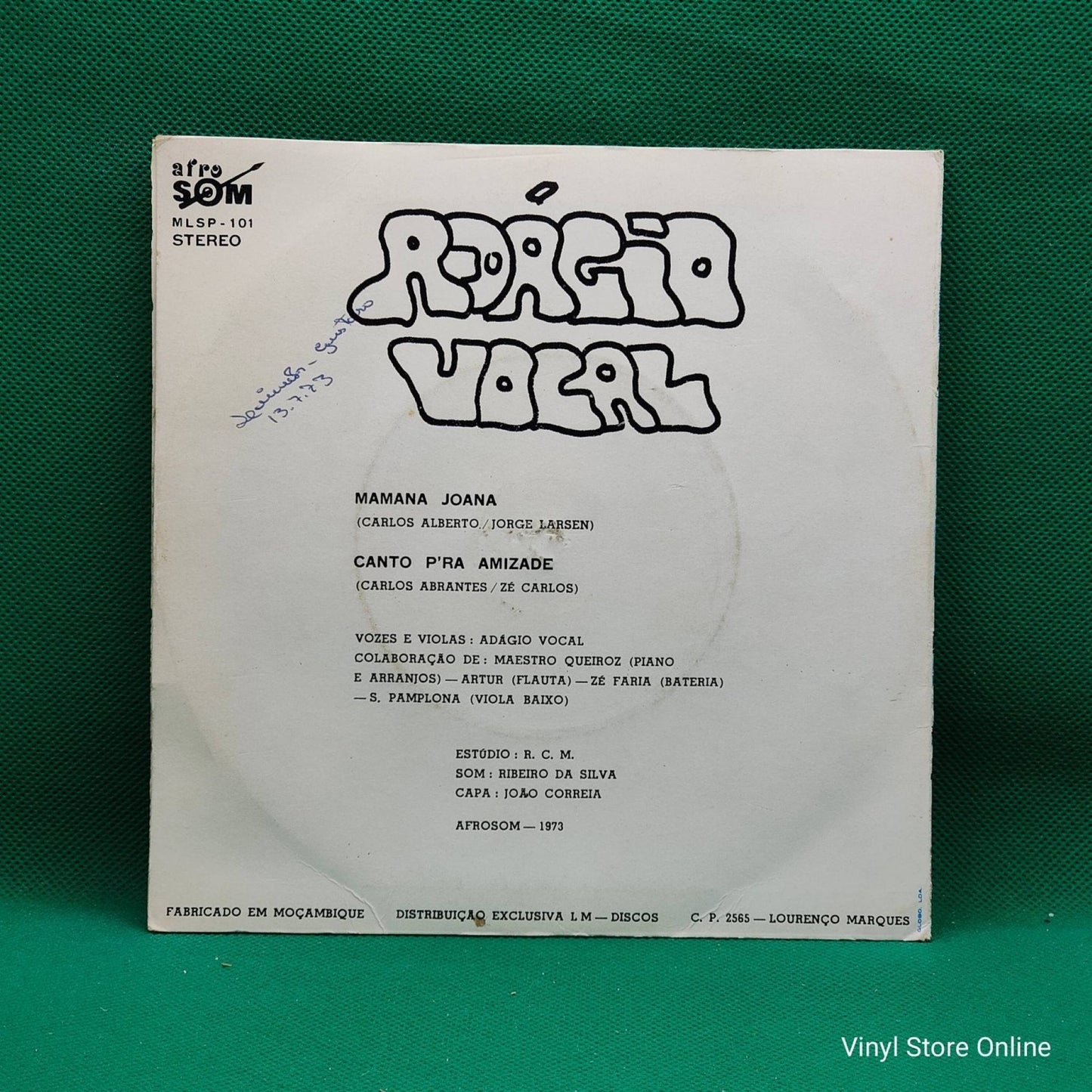 Adágio Vocal ‎– Mamana Joana - Vinyl Store Online