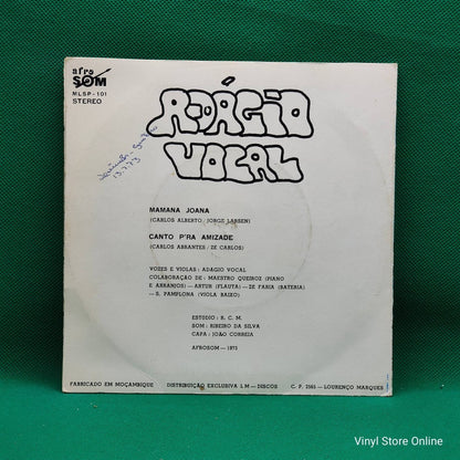 Adágio Vocal ‎– Mamana Joana - Vinyl Store Online
