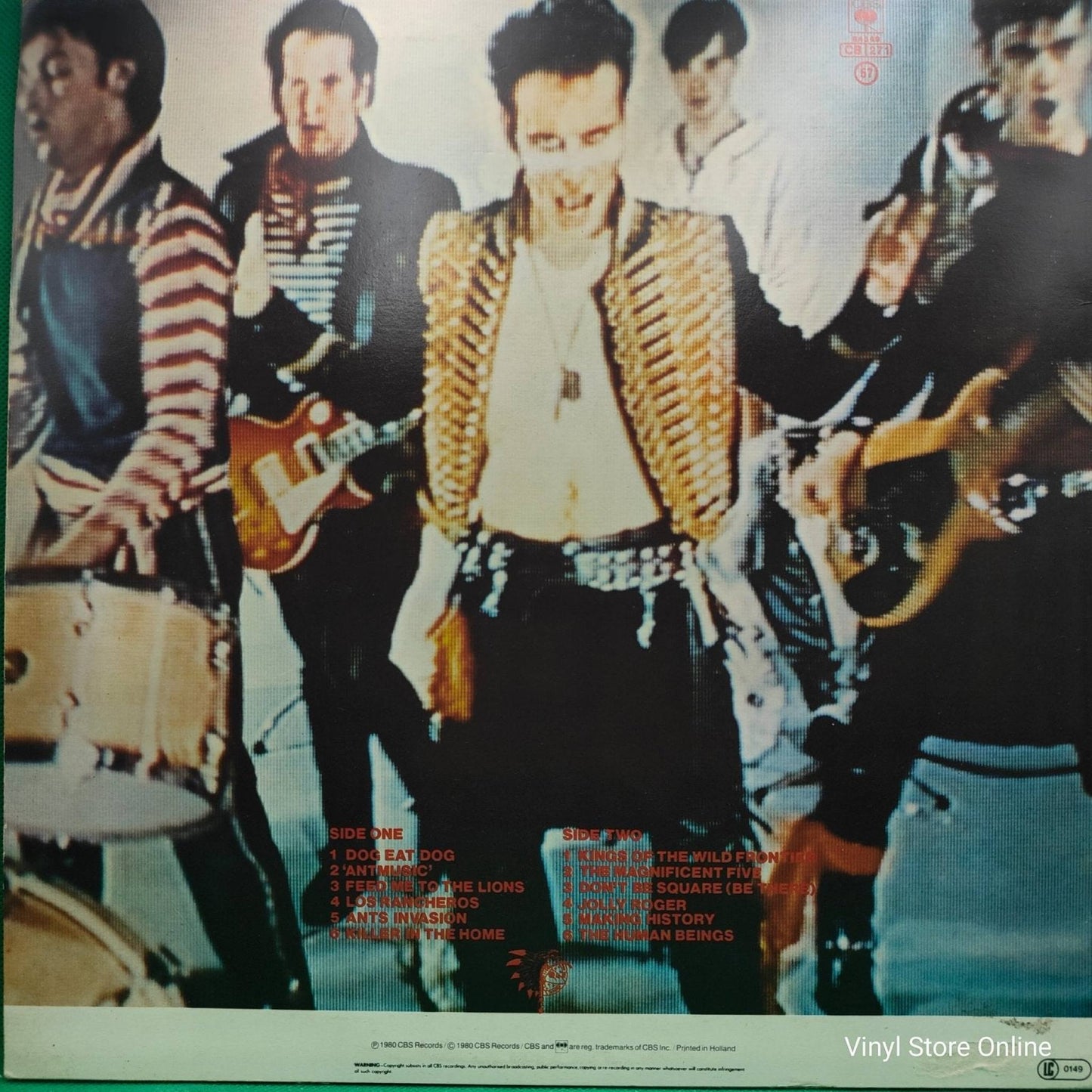 Adam And The Ants ‎– Kings Of The Wild Frontier - Vinyl Store Online