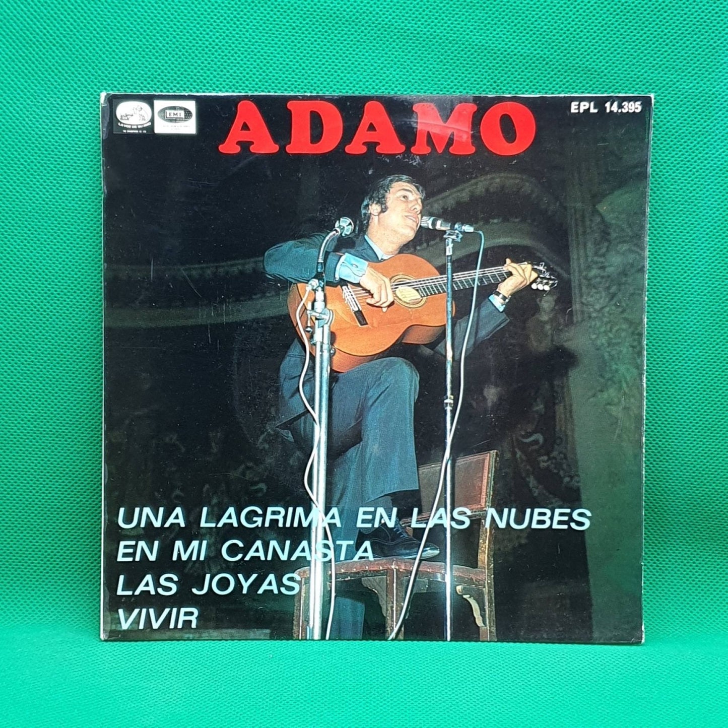 Adamo ‎– Una Lágrima En Las Nubes / En Mi Canasta / Las Joyas / Vivir - Vinyl Store Online